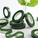 12 Rolls 0.43 Inch 22 Yard Green Floral Tape for Bouquet Stem Wrapping - Adhesive, Waterproof and Flexible (Dark Green) In Australia - Darrahopens