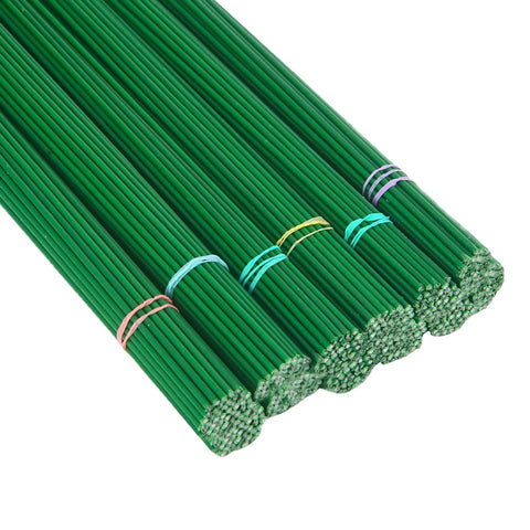 100pcs/Package Green Floral Stem Wire for Artificial Flower Making 12 inch Plastic Twist Ties Plant Ties Reusable In Australia - Darrahopens
