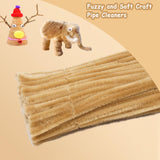200pcs Pipe Cleaners Chenille Stems for Craft, Christmas Craft Supplies for DIY Art & Creative Crafts Decorations（Apricot） In Australia - Darrahopens