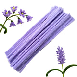 100 Pieces Light Purple Pipe Cleaner Craft Set,Thick Fuzzy Chenille Stem Pipe Cleaners for DIY Craft Projects and Decorations In Australia - Darrahopens