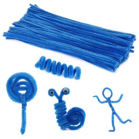 200PCS Pipe Cleaners, Light Blue Pipe Cleaners Chenille Stem, Pipe Cleaners Craft Supplies for DIY Arts Crafts Project In Australia - Darrahopens