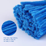 200PCS Pipe Cleaners, Light Blue Pipe Cleaners Chenille Stem, Pipe Cleaners Craft Supplies for DIY Arts Crafts Project