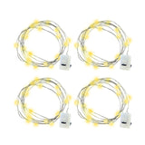 LED String Lights 1m Battery Operated Firefly Lights Create a Romantic Dreamy Atmosphere 20 Led Lights