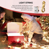 LED String Lights 1m Battery Operated Firefly Lights Create a Romantic Dreamy Atmosphere 20 Led Lights