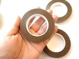 Floral Tape 0.43 inch Flower Tape Brown Floral Tape for Bouquets Floral Arranging Stem Wrap Craft (Brown, 22yards) In Australia - Darrahopens