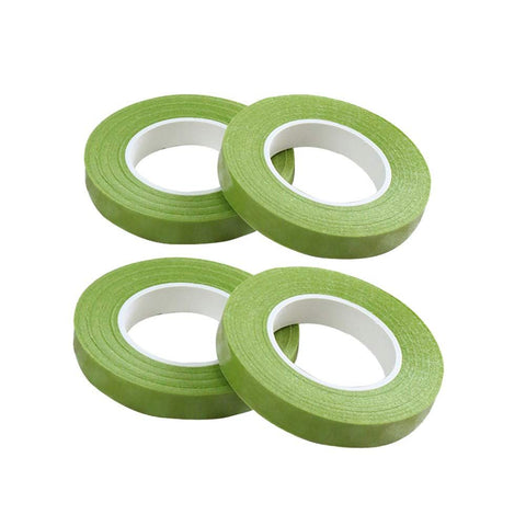 4 Pieces Floral Tape Stem Wrap 1/2 Inch x 22 Yards Flower Tape for Bouquet Stem Wrapping and Crafts-No-Stick(Bright Green) In Australia - Darrahopens