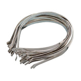 15 Pcs 5mm Smooth Metal Headbands Frames Blank Base Hairband Head Bands Hair Band Hairband Headband Women DIY Accessory In Australia - Darrahopens