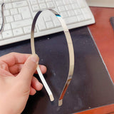 15 Pcs 5mm Smooth Metal Headbands Frames Blank Base Hairband Head Bands Hair Band Hairband Headband Women DIY Accessory In Australia - Darrahopens