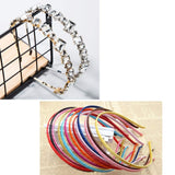 15 Pcs 5mm Smooth Metal Headbands Frames Blank Base Hairband Head Bands Hair Band Hairband Headband Women DIY Accessory In Australia - Darrahopens