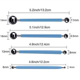 Metal Ball Cake Decorating Molding Modelling Tool Set Cake Cutter Icing Decorating Flower Modelling Tools (Set of 4)