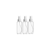3Pack 100ML Plastic Spray Bottles, Refillable Plastic Spray Bottles with Lids, Clear Empty Fine Mist Plastic Mini for Essential In Australia - Darrahopens