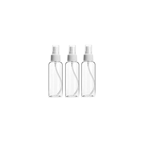 3Pack 100ML Plastic Spray Bottles, Refillable Plastic Spray Bottles with Lids, Clear Empty Fine Mist Plastic Mini for Essential In Australia - Darrahopens