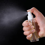 3Pack 100ML Plastic Spray Bottles, Refillable Plastic Spray Bottles with Lids, Clear Empty Fine Mist Plastic Mini for Essential