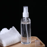 3Pack 100ML Plastic Spray Bottles, Refillable Plastic Spray Bottles with Lids, Clear Empty Fine Mist Plastic Mini for Essential