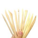 10-Piece Double Ended Wooden Mini Modeling Tools Clay Sculpture Tools for Cutting, Carving and Smoothing