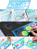 3 Pcs Multifunctional Geometric Ruler for Drawing Tools School Supplies Rulers multi-functional measuring ruler 4-point group In Australia - Darrahopens