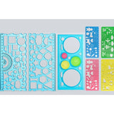 7pcs Geometric Drawings Templates Measuring Geometry Rulers for Design Architecture Office Studying Designing In Australia - Darrahopens