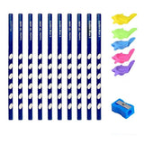 2 HB, 10Pcs Wood-Cased Pencils for Kids, Number Cute Pencils Graphite Pencils Sketch Pencils Gift Pencils Fun Pencils for Kids In Australia - Darrahopens