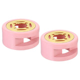 Wax Seal Warmer, 2 Pack Wax Seal Melter Retro Melt Stove Pot Furnace Tool for Wax Sealing Beads Stamp Letter Envelope, Pink