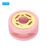 Wax Seal Warmer, 2 Pack Wax Seal Melter Retro Melt Stove Pot Furnace Tool for Wax Sealing Beads Stamp Letter Envelope, Pink