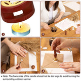 4 Pcs Paint Stove Wood Melting Furnace Wax Sealing Stamp Household Tools Wax Warmer Melting Furnace Tool Sealing Wax Furnace In Australia - Darrahopens