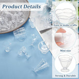 24pcs Mini Cups Keychain Kit Miniature Simulation Plastic Resin Cup Dollhouse Miniature Tableware Pendant Charm for DIY Keychain In Australia - Darrahopens