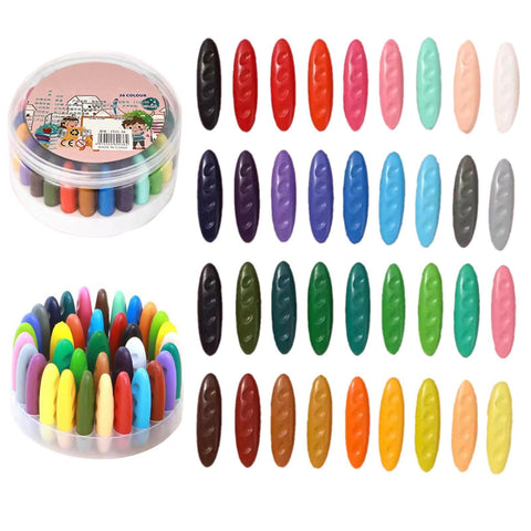 Peanut Crayons for Kids, 36 Colors Washable Toddler Crayons, Non-Toxic Baby Crayons for ages 2-4, 1-3, 4-8, Coloring Art Supplies In Australia - Darrahopens