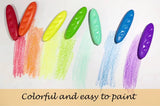 Peanut Crayons for Kids, 36 Colors Washable Toddler Crayons, Non-Toxic Baby Crayons for ages 2-4, 1-3, 4-8, Coloring Art Supplies