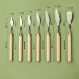 Stainless Steel Pastry Spatula Cake Cream Spatulas Palette Shovel Frosting Icing Smoothing Cake Decorating Tool 7pcs In Australia - Darrahopens
