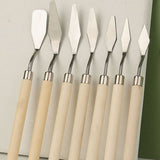 Stainless Steel Pastry Spatula Cake Cream Spatulas Palette Shovel Frosting Icing Smoothing Cake Decorating Tool 7pcs In Australia - Darrahopens
