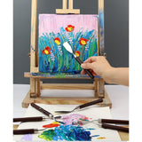 2 Pack Professional Palette Knife Set Painting Stainless Steel Spatula 14 Pieces for Oil Paint Metal Knives Wood Handle,（Red) In Australia - Darrahopens