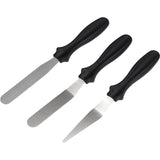 Icing Cake Spatulas - Stainless Angled Steel Spatulas for Decorating and Baking Cakes - Cake Frosting Spatula Smoother Tool