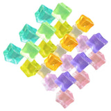 30 Pcs  Acrylic Ice Cubes Fake Ice Cubes Luminous Colorful Square Ice Photography Props Decorations In Australia - Darrahopens