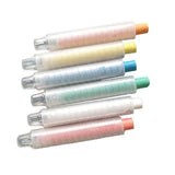 10 pc Clear Chalk Pen Holder Adjustable Chalk Protector Diameter 0.59'' Washable Reusable For School Classroom Office Chalk