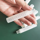 10 pc Clear Chalk Pen Holder Adjustable Chalk Protector Diameter 0.59'' Washable Reusable For School Classroom Office Chalk