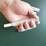 10 pc Clear Chalk Pen Holder Adjustable Chalk Protector Diameter 0.59'' Washable Reusable For School Classroom Office Chalk