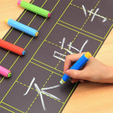 5 Pieces Colorful Plastic Chalk Holders，Blackboard Adjustable Set for Teachers Kids School Office Drawing Board