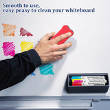 Dry Erase Erasers 24 PCs, Whiteboard Eraser, Dry Eraser, Magnetic Dry Erase Eraser for Classroom,  Color, 2.8 * 1.6 * 0.75")