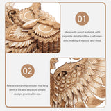 Wood Owl Wall Decor Hand Carved Wood Owl Decor Rustic Owl Statue Wall Plaque Hanging Home Decor Accent Art Unique Sculpture Decoration In Australia - Darrahopens