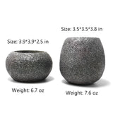 Unique Tooth Indoor Planter Pot Set-2,Funny Small Succulent Plant Pot,Novelty Home Decor Flower Pot,Cute Halloween Resin Flowerpot