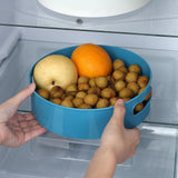Plastic Lazy Susan Organizer Turntable Round 9-Inch Rotating Storage Organizer Tray with Handles for Kitchen Cabinets, Pantry In Australia - Darrahopens