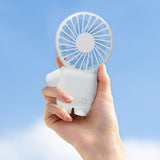 USB astronaut mini fan rechargeable portable handheld fan 3-speed cooling personal fan detachable base