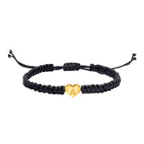 Gold Initial A Letter Heart Charm Bracelets for Women Handmade Rope Braided Adjustable Jewelry Personalized Birthday Gifts for Women In Australia - Darrahopens