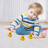 5pcs The Finger Rubber Duck, Ducks Funny Rubber Cute Small Rubber Ducks Toys Car Accessories for Bathroom Car Dashboard Decorations