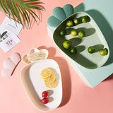 2 pcs Fruit Bowls， Snack Tray Living Room Melon Seeds Cute Candy Tray Household Dried Fruit Tray Coffee Table Plastic