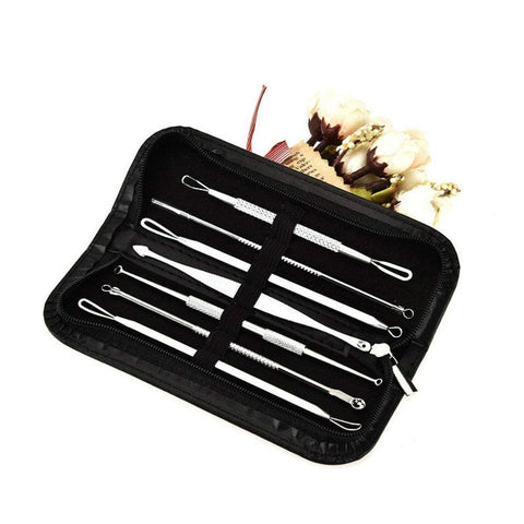 Blackhead Remover, Blackhead and Comedone Acne Extractor, Stainless Steel Acne Removal Tool kit 7 Specialized, In Australia - Darrahopens