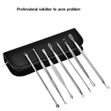 Blackhead Remover, Blackhead and Comedone Acne Extractor, Stainless Steel Acne Removal Tool kit 7 Specialized,