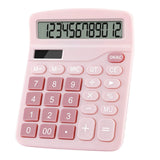 Calculators Desktop, Digit Dual Power Cute Calculator with Large LCD Display Big Button for Office Home and School (Pink) In Australia - Darrahopens
