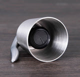2 Pack Stainless Steel Wine Stoppers, Reusable Wine Bottle Stopper Sealer with Silicone Plug, Beverage and Wine to Keep Fresh In Australia - Darrahopens