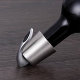2 Pack Stainless Steel Wine Stoppers, Reusable Wine Bottle Stopper Sealer with Silicone Plug, Beverage and Wine to Keep Fresh